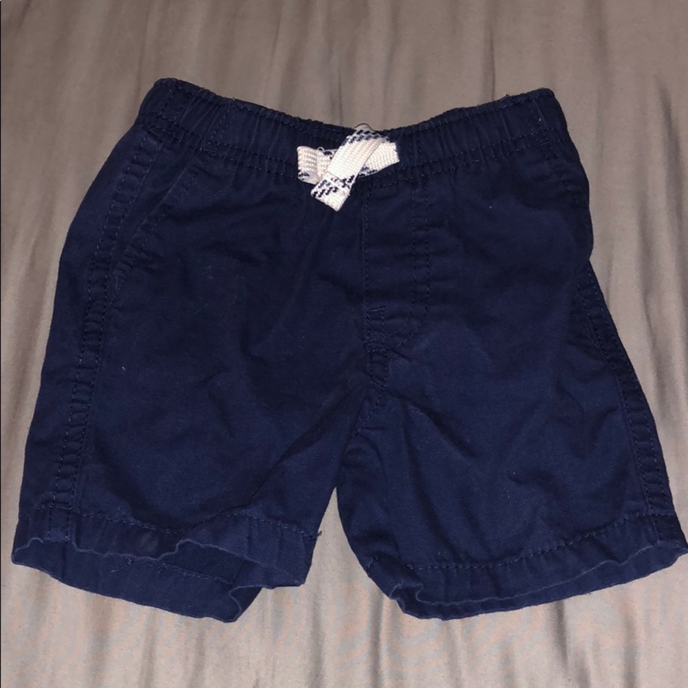 Carters 9 month navy shorts